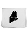 Maine - United States Shape 11&#x22;x18&#x22; Dish Fingertip Towel-Fingertip Towel-TooLoud-White-Davson Sales