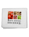 Buy Local Produce Text 11&#x22;x18&#x22; Dish Fingertip Towel-Fingertip Towel-TooLoud-White-Davson Sales