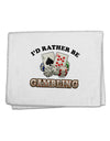 I'd Rather Be Gambling 11&#x22;x18&#x22; Dish Fingertip Towel-Fingertip Towel-TooLoud-White-Davson Sales