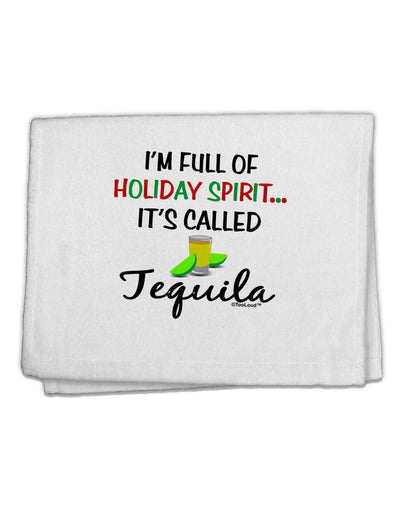 Holiday Spirit - Tequila 11&#x22;x18&#x22; Dish Fingertip Towel-Fingertip Towel-TooLoud-White-Davson Sales