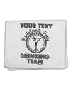 Personalized -Name- Bachelorette Party Drinking Team 11&#x22;x18&#x22; Dish Fingertip Towel-Fingertip Towel-TooLoud-White-Davson Sales