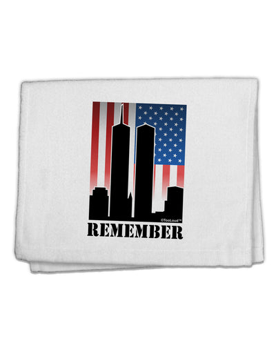 TooLoud Twin Towers Remember 11&#x22;x18&#x22; Dish Fingertip Towel-Fingertip Towel-TooLoud-White-Davson Sales