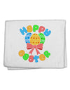 Happy Easter Easter Eggs 11&#x22;x18&#x22; Dish Fingertip Towel by TooLoud-Fingertip Towel-TooLoud-White-Davson Sales