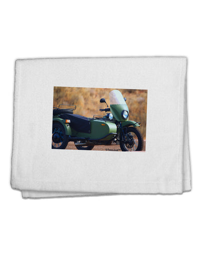 Sidecar Motorcycle Photo 11&#x22;x18&#x22; Dish Fingertip Towel-Fingertip Towel-TooLoud-White-Davson Sales