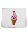 Cute Ice Cream Cone 11&#x22;x18&#x22; Dish Fingertip Towel-Fingertip Towel-TooLoud-White-Davson Sales