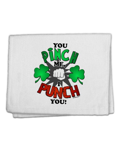 You Pinch Me I Punch You 11&#x22;x18&#x22; Dish Fingertip Towel-Fingertip Towel-TooLoud-White-Davson Sales