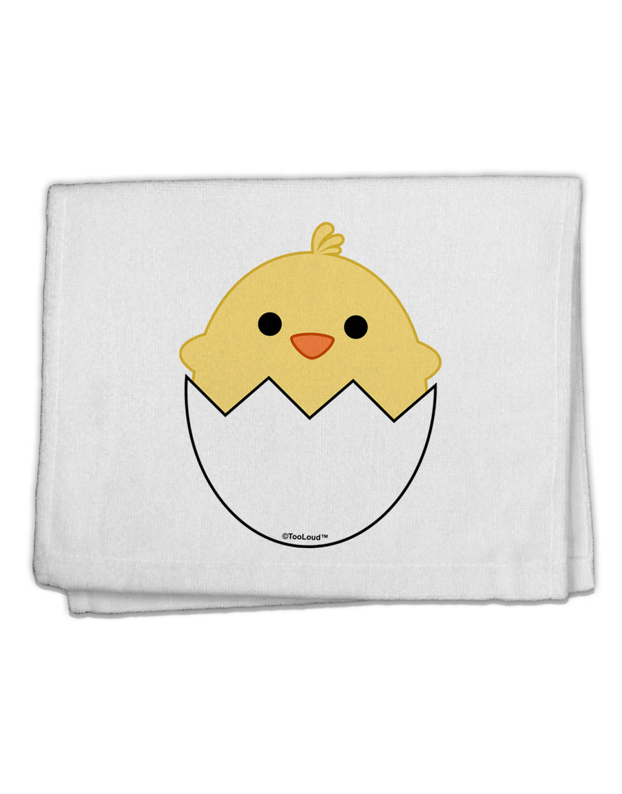 Cute Hatching Chick Design 11&#x22;x18&#x22; Dish Fingertip Towel by TooLoud-Fingertip Towel-TooLoud-White-Davson Sales