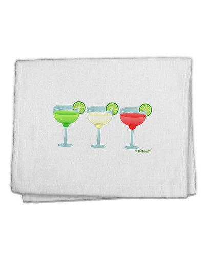 Margaritas - Mexican Flag Colors - Cinco de Mayo 11&#x22;x18&#x22; Dish Fingertip Towel by TooLoud-Fingertip Towel-TooLoud-White-Davson Sales