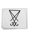 Sigil of Lucifer - Seal of Satan 11&#x22;x18&#x22; Dish Fingertip Towel-Fingertip Towel-TooLoud-White-Davson Sales