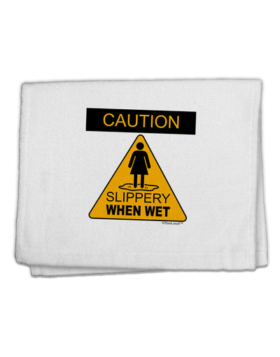 Slippery When Wet 11&#x22;x18&#x22; Dish Fingertip Towel-Fingertip Towel-TooLoud-White-Davson Sales