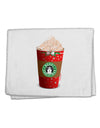 Merry Christmas Latte Cup 11&#x22;x18&#x22; Dish Fingertip Towel-Fingertip Towel-TooLoud-White-Davson Sales