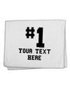 Personalized Number 1 11&#x22;x18&#x22; Dish Fingertip Towel by TooLoud-Fingertip Towel-TooLoud-White-Davson Sales