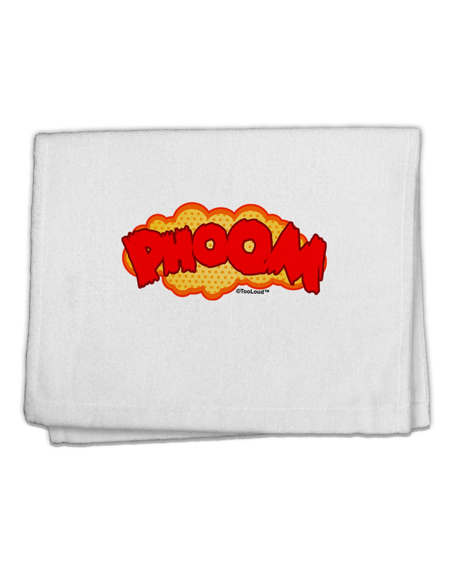 Onomatopoeia PHOOM 11&#x22;x18&#x22; Dish Fingertip Towel-Fingertip Towel-TooLoud-White-Davson Sales