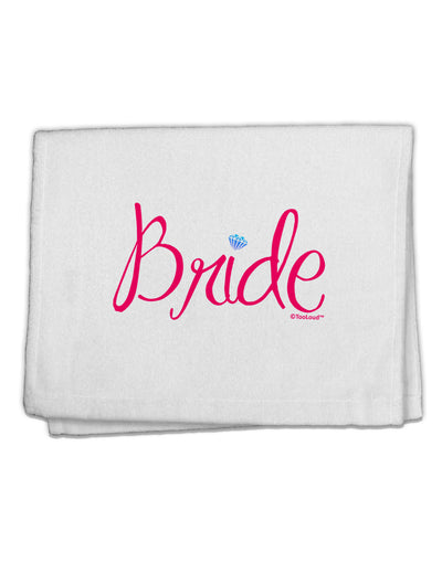 Bride Design - Diamond - Color 11&#x22;x18&#x22; Dish Fingertip Towel-Fingertip Towel-TooLoud-White-Davson Sales