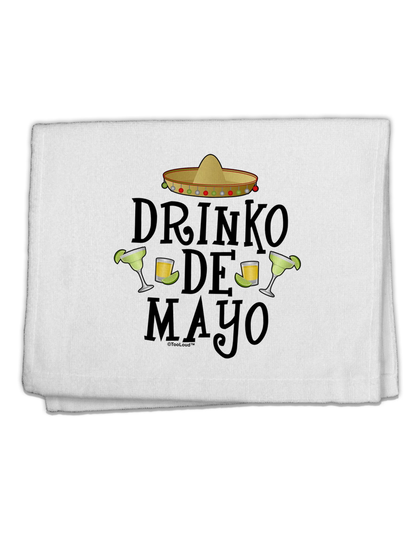 Drinko De Mayo 11&#x22;x18&#x22; Dish Fingertip Towel-Fingertip Towel-TooLoud-White-Davson Sales
