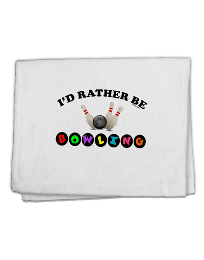 I'd Rather Be Bowling 11&#x22;x18&#x22; Dish Fingertip Towel-Fingertip Towel-TooLoud-White-Davson Sales