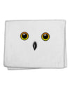 Cute Snowy Owl Face 11&#x22;x18&#x22; Dish Fingertip Towel-Fingertip Towel-TooLoud-White-Davson Sales