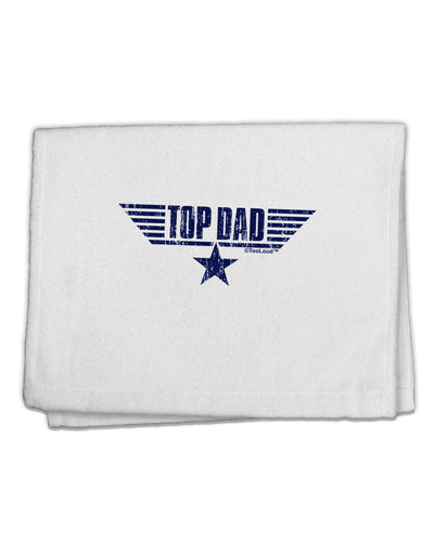 Top Dad Father's Day 11&#x22;x18&#x22; Dish Fingertip Towel-Fingertip Towel-TooLoud-White-Davson Sales