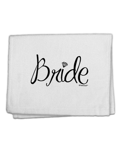 Bride Design - Diamond 11&#x22;x18&#x22; Dish Fingertip Towel-Fingertip Towel-TooLoud-White-Davson Sales