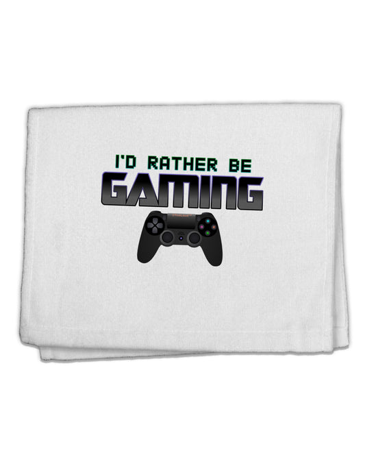 I'd Rather Be Gaming 11&#x22;x18&#x22; Dish Fingertip Towel-Fingertip Towel-TooLoud-White-Davson Sales