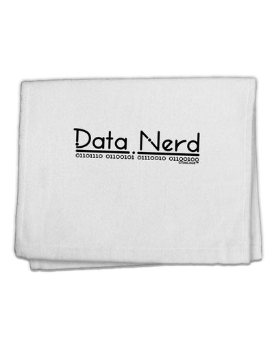 Data Nerd 11&#x22;x18&#x22; Dish Fingertip Towel by TooLoud-Fingertip Towel-TooLoud-White-Davson Sales