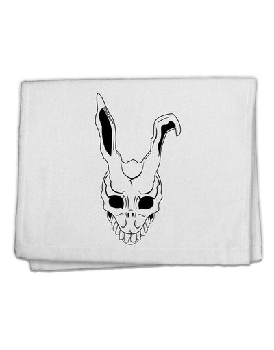 Scary Face Bunny White 11&#x22;x18&#x22; Dish Fingertip Towel-Fingertip Towel-TooLoud-White-Davson Sales