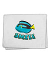 Blue Tang Fish - Smile 11&#x22;x18&#x22; Dish Fingertip Towel-Fingertip Towel-TooLoud-White-Davson Sales