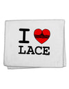 I Love Heart Lace 11&#x22;x18&#x22; Dish Fingertip Towel-Fingertip Towel-TooLoud-White-Davson Sales