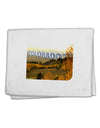 Colorado Postcard Gentle Sunrise 11&#x22;x18&#x22; Dish Fingertip Towel by TooLoud-TooLoud-White-Davson Sales