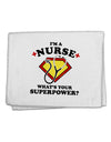 Nurse - Superpower 11&#x22;x18&#x22; Dish Fingertip Towel-Fingertip Towel-TooLoud-White-Davson Sales