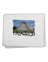 Mexico - Mayan Temple Cut-out 11&#x22;x18&#x22; Dish Fingertip Towel by TooLoud-Fingertip Towel-TooLoud-White-Davson Sales