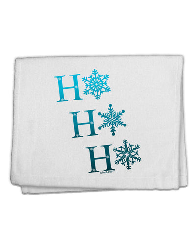 Ho Ho Ho Snowflakes 11&#x22;x18&#x22; Dish Fingertip Towel-Fingertip Towel-TooLoud-White-Davson Sales