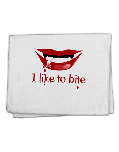 Like to Bite 11&#x22;x18&#x22; Dish Fingertip Towel-Fingertip Towel-TooLoud-White-Davson Sales