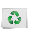 Recycle Green 11&#x22;x18&#x22; Dish Fingertip Towel by TooLoud-Fingertip Towel-TooLoud-White-Davson Sales