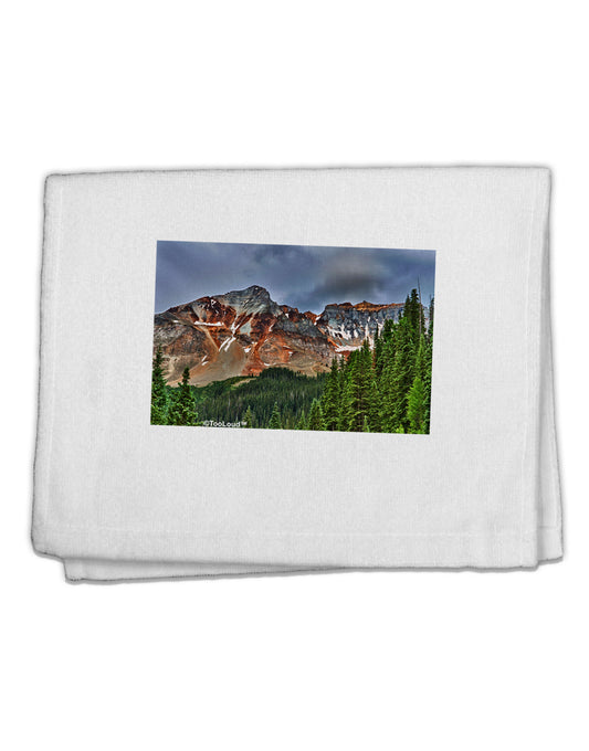 Colorado Mountains Forrest 11&#x22;x18&#x22; Dish Fingertip Towel-Fingertip Towel-TooLoud-White-Davson Sales