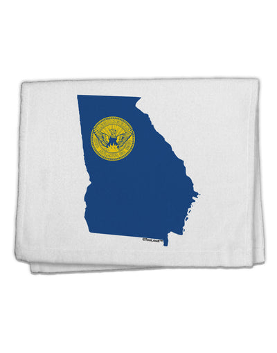 Atlanta Georgia Flag 11&#x22;x18&#x22; Dish Fingertip Towel-Fingertip Towel-TooLoud-White-Davson Sales