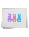 Three Easter Bunnies - Pastels 11&#x22;x18&#x22; Dish Fingertip Towel by TooLoud-Fingertip Towel-TooLoud-White-Davson Sales