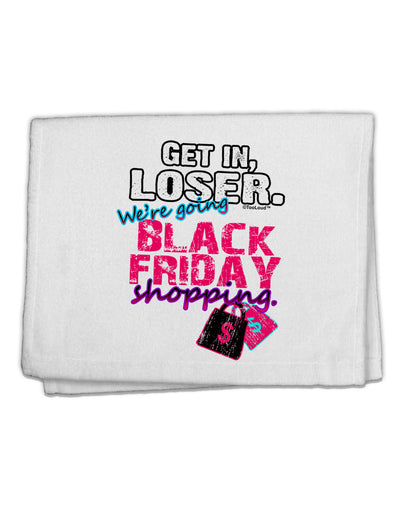 We're going Black Friday Shopping 11&#x22;x18&#x22; Dish Fingertip Towel-Fingertip Towel-TooLoud-White-Davson Sales