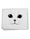 Cute Cat Face 11&#x22;x18&#x22; Dish Fingertip Towel by TooLoud-Fingertip Towel-TooLoud-White-Davson Sales