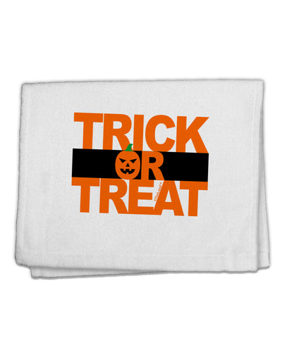 Trick or Treat Text 11&#x22;x18&#x22; Dish Fingertip Towel-Fingertip Towel-TooLoud-White-Davson Sales