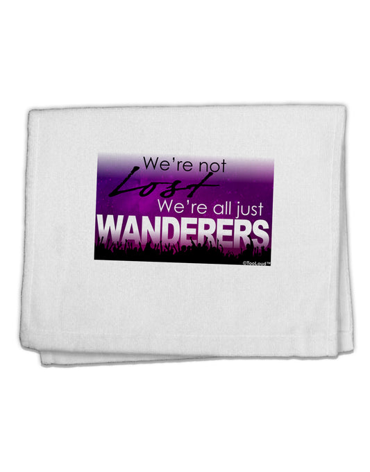 TooLoud We're All Just Wanderers 11&#x22;x18&#x22; Dish Fingertip Towel-Fingertip Towel-TooLoud-White-Davson Sales