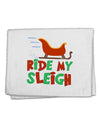 Ride My Sleigh Color 11&#x22;x18&#x22; Dish Fingertip Towel-Fingertip Towel-TooLoud-White-Davson Sales