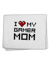 I Heart My Gamer Mom 11&#x22;x18&#x22; Dish Fingertip Towel by TooLoud-Fingertip Towel-TooLoud-White-Davson Sales