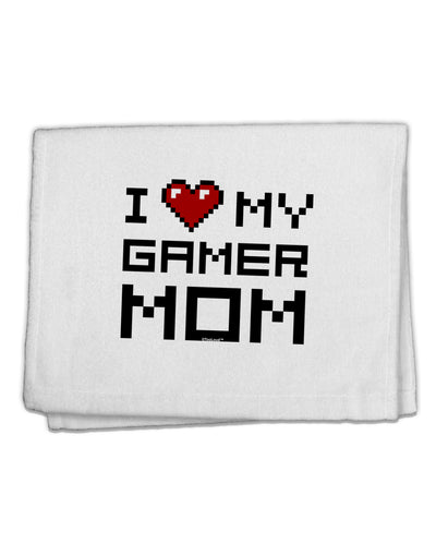 I Heart My Gamer Mom 11&#x22;x18&#x22; Dish Fingertip Towel by TooLoud-Fingertip Towel-TooLoud-White-Davson Sales