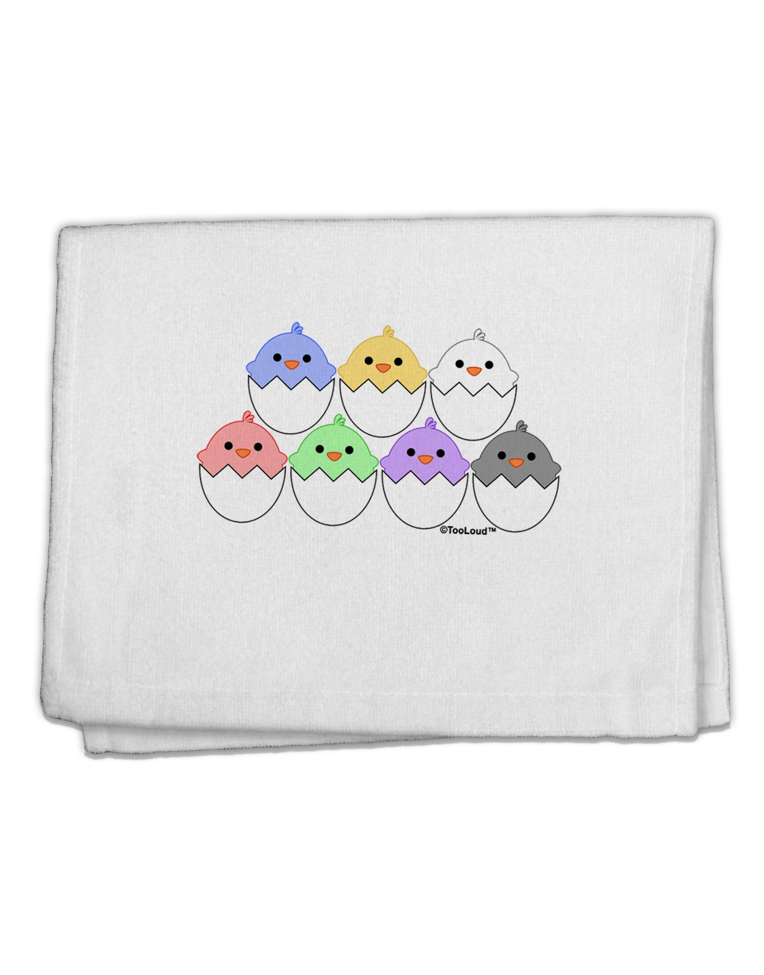 Cute Hatching Chicks Group 11&#x22;x18&#x22; Dish Fingertip Towel by TooLoud-Fingertip Towel-TooLoud-White-Davson Sales