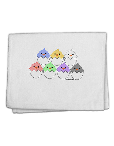 Cute Hatching Chicks Group 11&#x22;x18&#x22; Dish Fingertip Towel by TooLoud-Fingertip Towel-TooLoud-White-Davson Sales