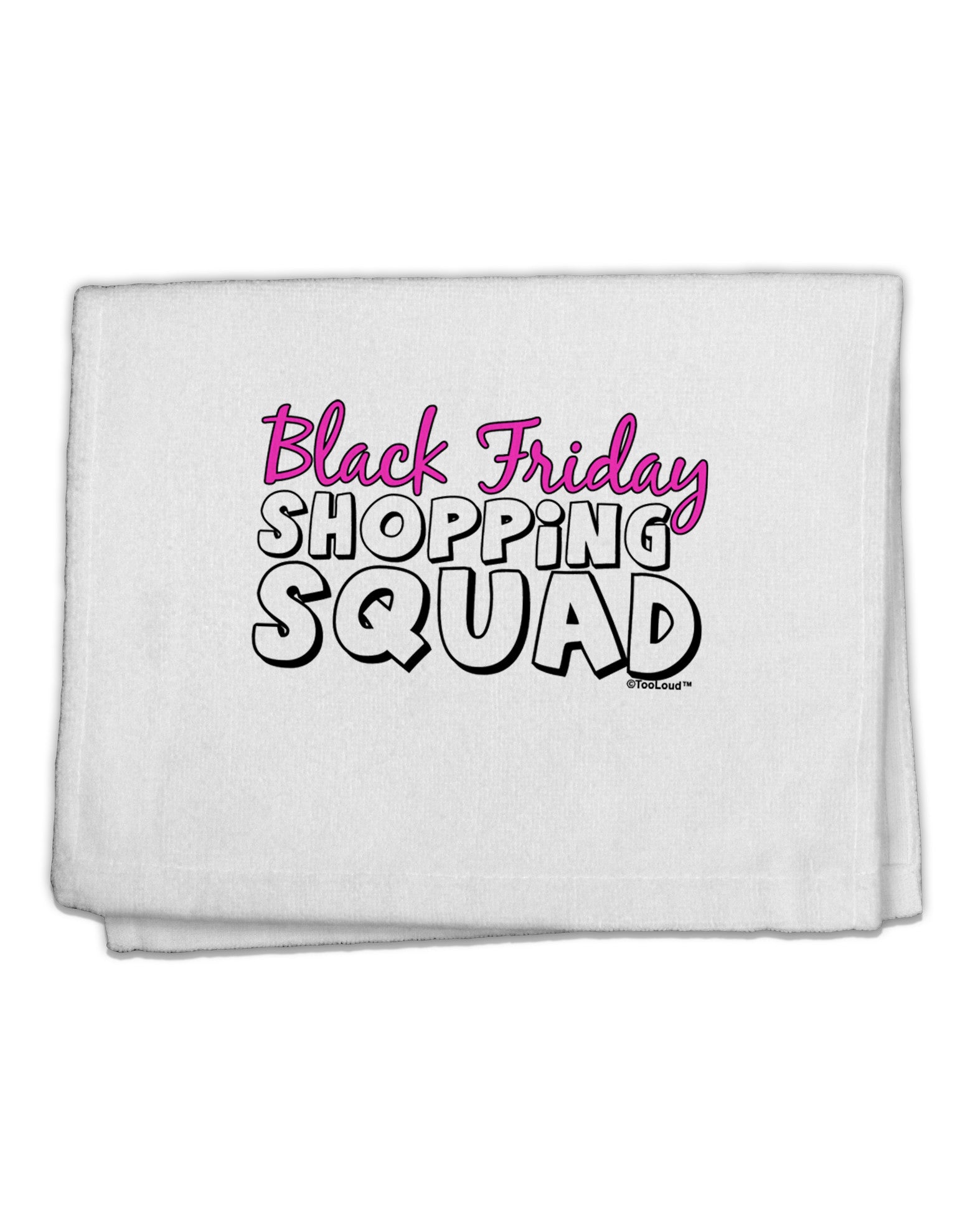 Black Friday Shopping Squad 11&#x22;x18&#x22; Dish Fingertip Towel-Fingertip Towel-TooLoud-White-Davson Sales