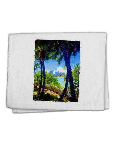 Tropical Skyline 11&#x22;x18&#x22; Dish Fingertip Towel-Fingertip Towel-TooLoud-White-Davson Sales