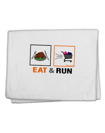 Eat & Run Black Friday 11&#x22;x18&#x22; Dish Fingertip Towel-Fingertip Towel-TooLoud-White-Davson Sales