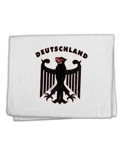 Bundeswehr Logo Deutschland 11&#x22;x18&#x22; Dish Fingertip Towel-Fingertip Towel-TooLoud-White-Davson Sales